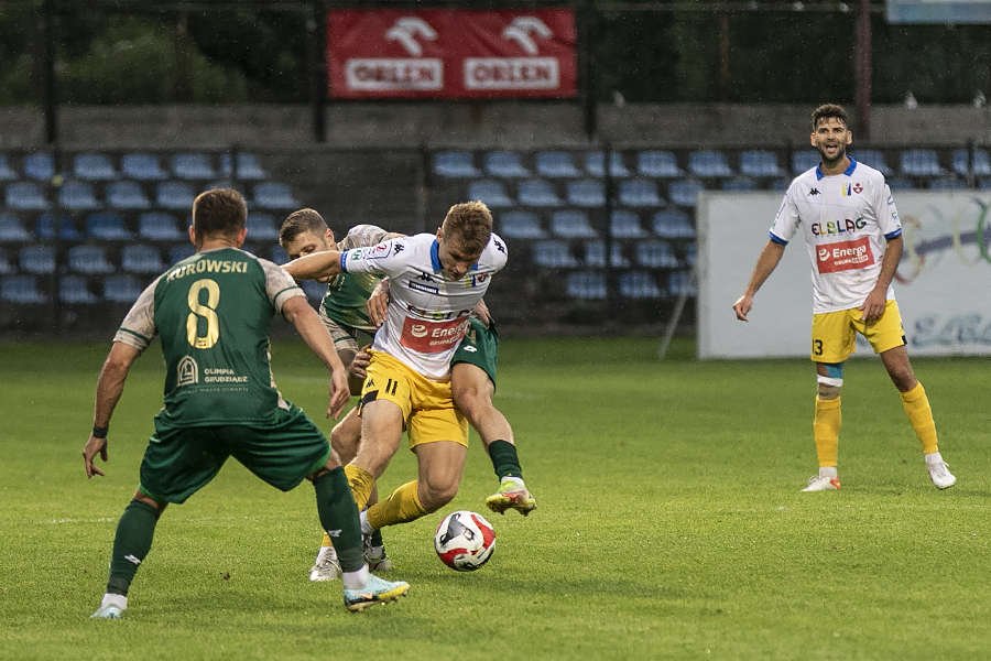 Ostatni mecz w tym roku Olimpia Elbląg rozegra z imienniczką z Grudziądza