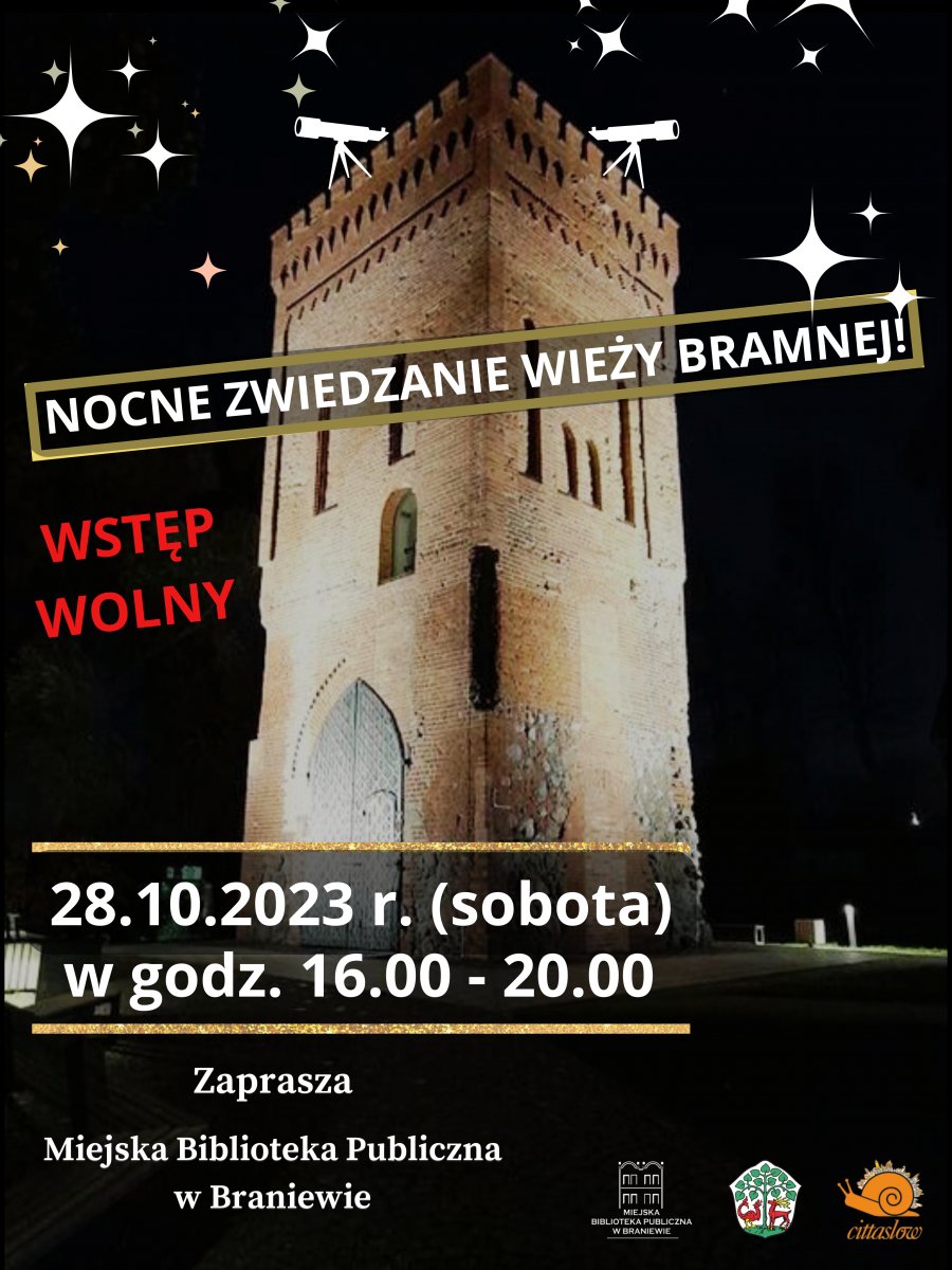 Braniewo: Nocne Zwiedzanie Wieży Bramnej