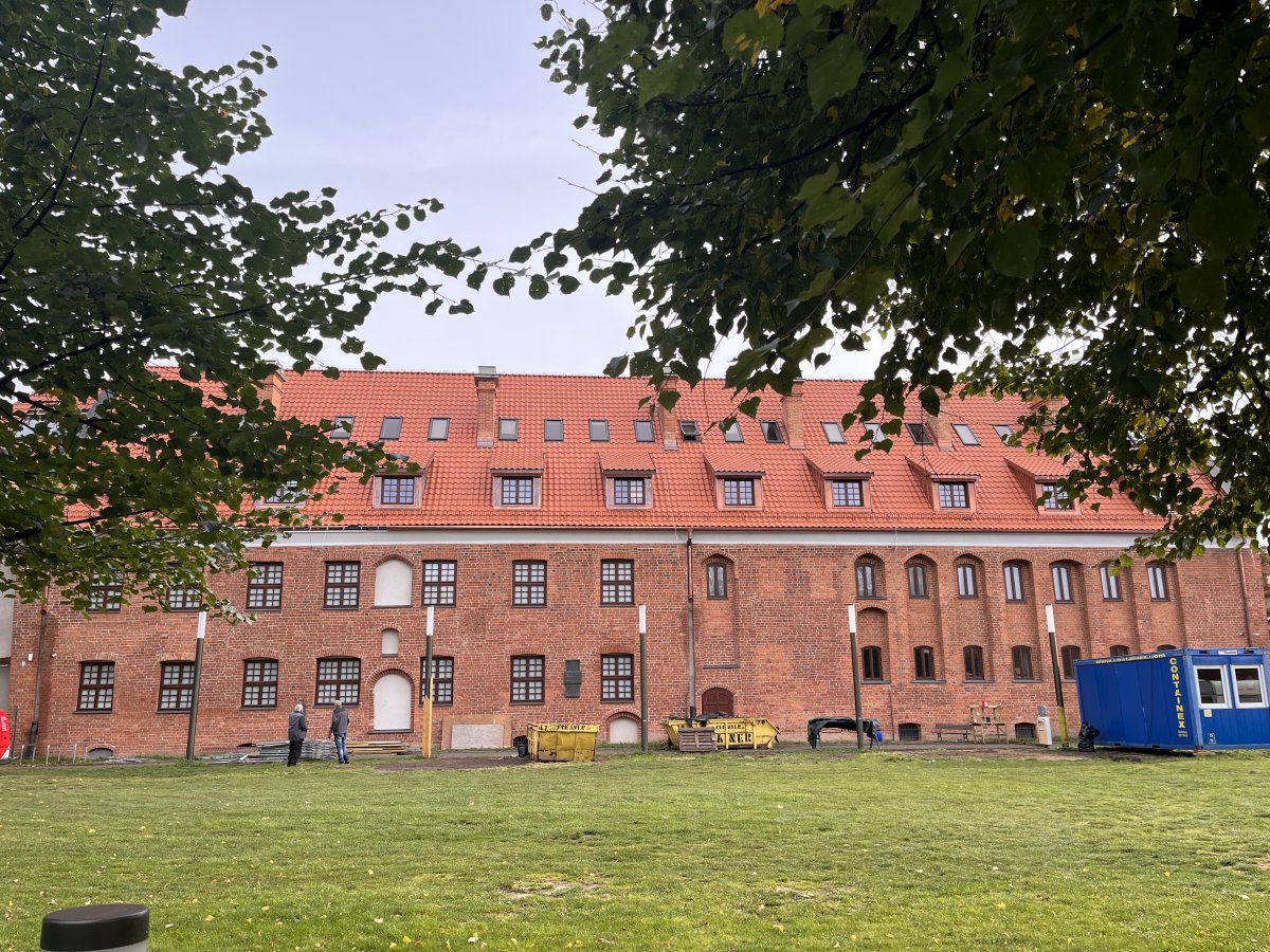Muzeum Archeologiczno-Historyczne w Elblągu: Remont dachu Podzamcza zakończony