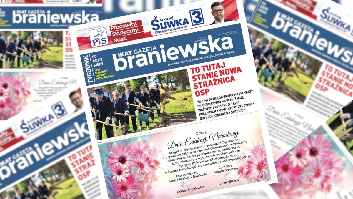 Gazeta Braniewska IKAT już w sprzedaży online i stacjonarnie