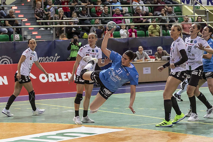 ORLEN SUPERLIGA PIŁKAREK RĘCZNYCH. Fun Floor Lublin pokonał Start Elbląg [ZDJĘCIA]