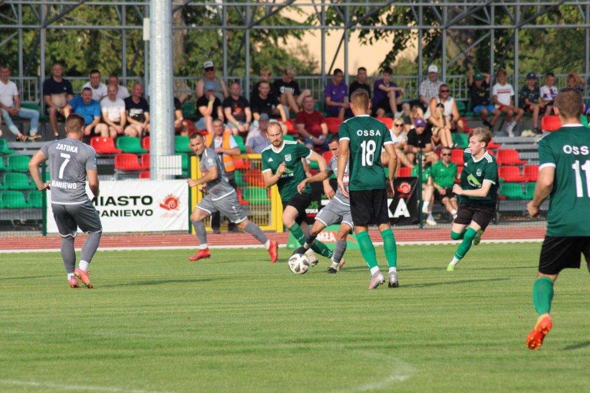 Zatoka Braniewo wygrała z Ossą Biskupiec Pomorski aż 8:2