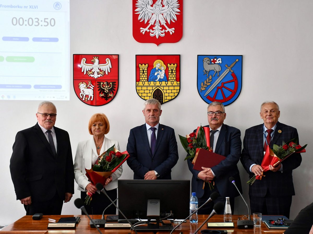 Honorowi Obywatele Fromborka: W zaszczytnym gronie Helena Rusiecka, Kazimierz Władysław Gugałka i Marek Gulda
