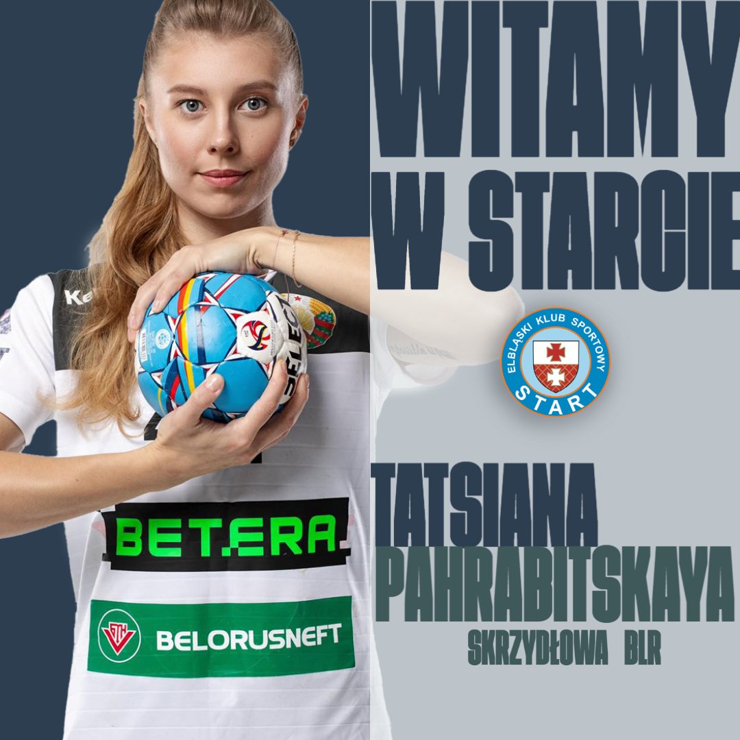 Start Elbląg ma nową zawodniczkę. To Tatsiana Pahrabitskaya z Białorusi