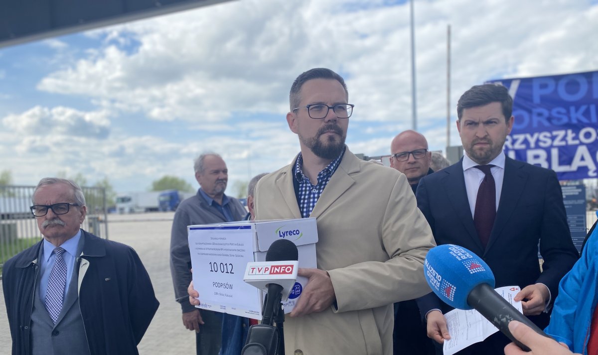 Zebrali ponad 10 tys. podpisów za ideą IV Portu RP w Elblągu