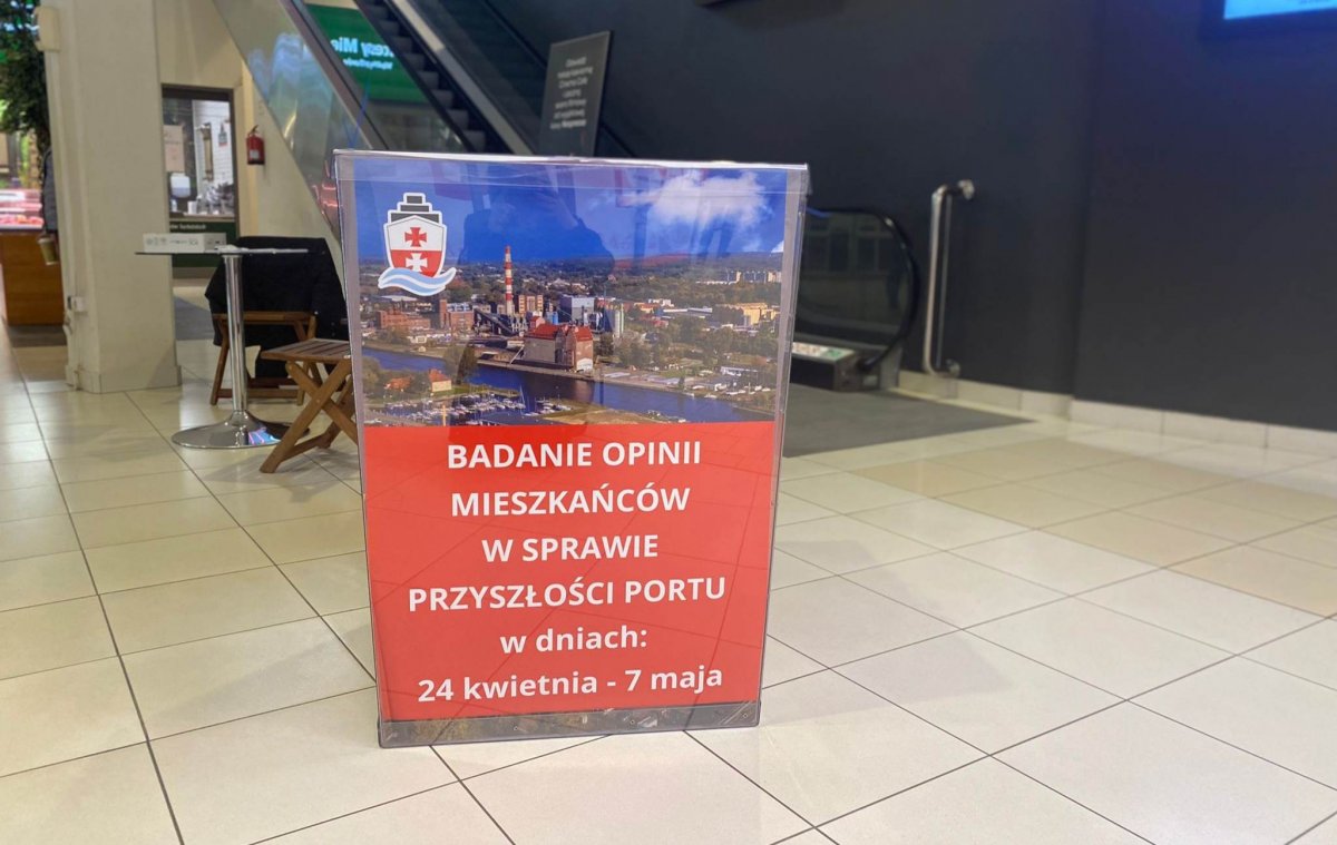 Elbląg: Rozpoczęło się badanie opinii elblążan na temat portu. Czy wyniki będą wiarygodne?