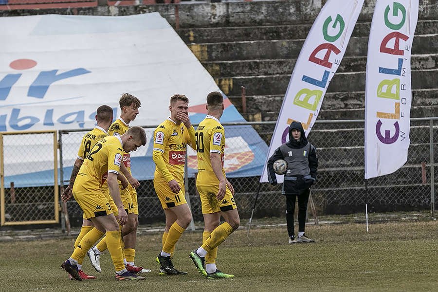 Olimpia Elbląg przegrała z Siarką Tarnobrzeg. To już 418 minut bez zdobycia gola podopiecznych trenera Przemysława Gomułki