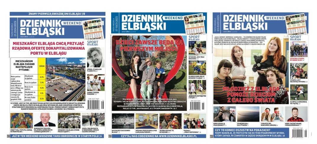 Listonosz dostarczy Dziennik Elbląski pod wskazany adres