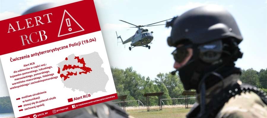 Ćwiczenia antyterrorystyczne Wolf-Ram-23 w całej Polsce. Policjanci współpracują z FBI