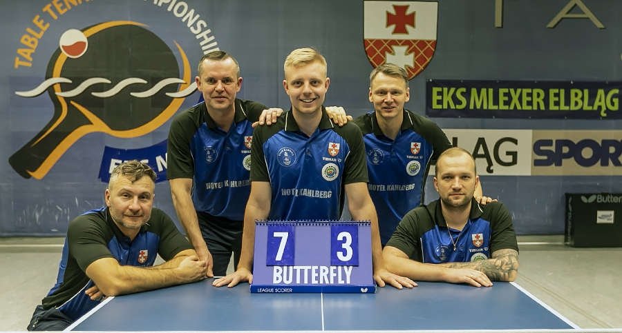 Tenis stołowy: Hotel Kahlberg Mlexer Elbląg wygrał ze Spójnią Warszawa