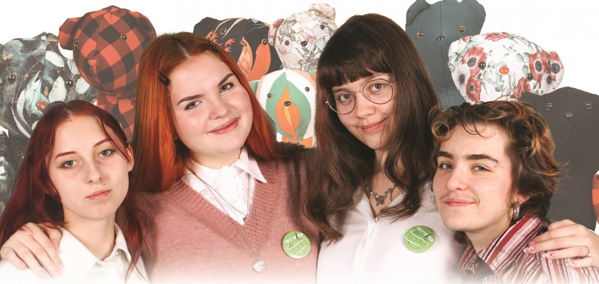 Przynitka z Elbląga organizuje kiermasz w ZSG. W sprzedaży ręcznie szyte misie, które pomogą dzieciom