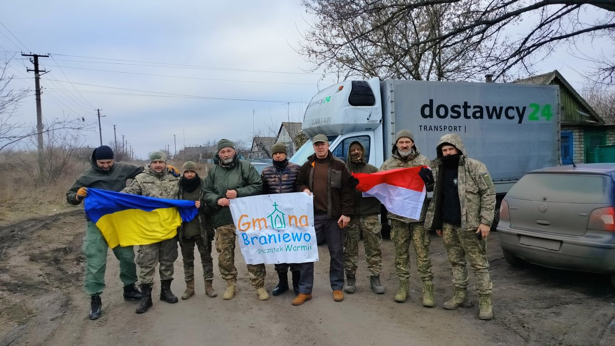 Spod Braniewa na linię frontu. Bosman z Braniewa opowiada o pomocy walczącym żołnierzom i obrazie wojny w Ukrainie