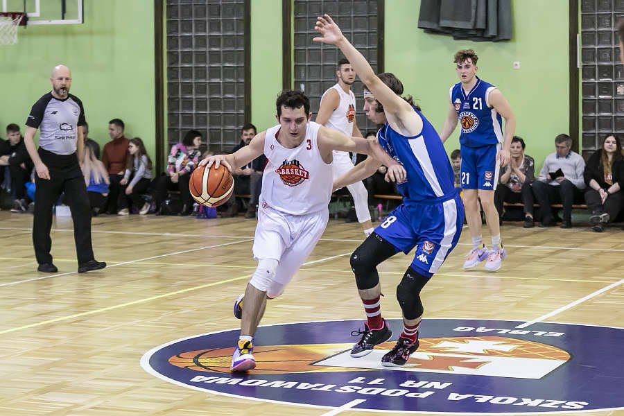 Basketball Elbląg — Szkoła Gortata Politechnika Gdańsk. Elblążanie górą! [ZDJĘCIA]