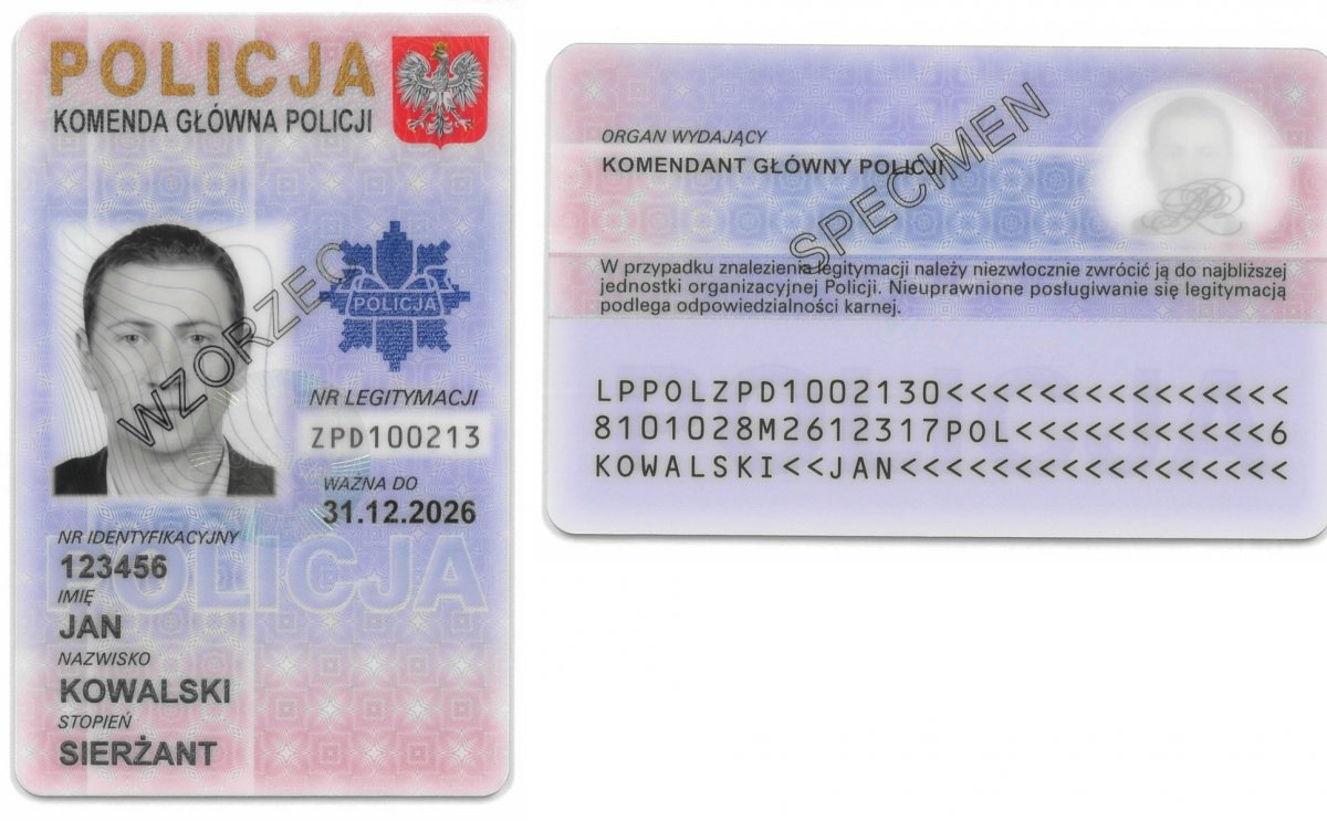 Nowa legitymacja policyjna od 1 stycznia 2023. Zobacz, jak wygląda