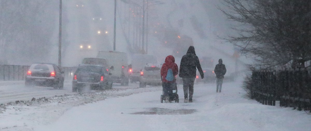 Zawieje i zamiecie śnieżne w powiecie elbląskim