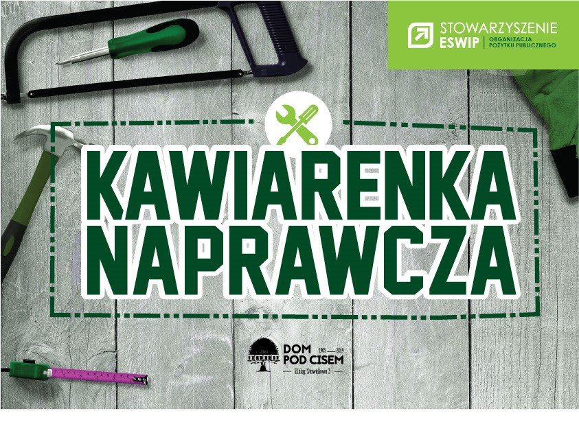 Elbląg: Kawiarenka naprawcza i wymiennik w Domu pod Cisem