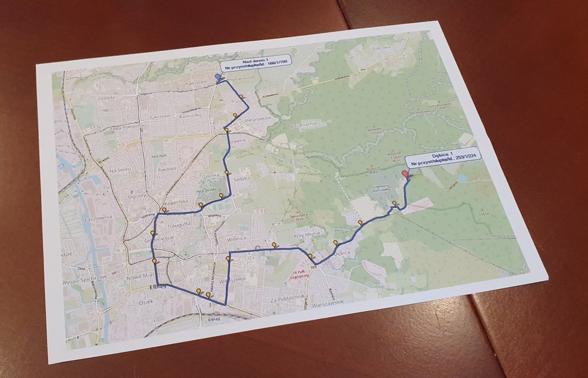 Nowa linia autobusowa w Elblągu. Jak kursował będzie autobus C? [MAPA]