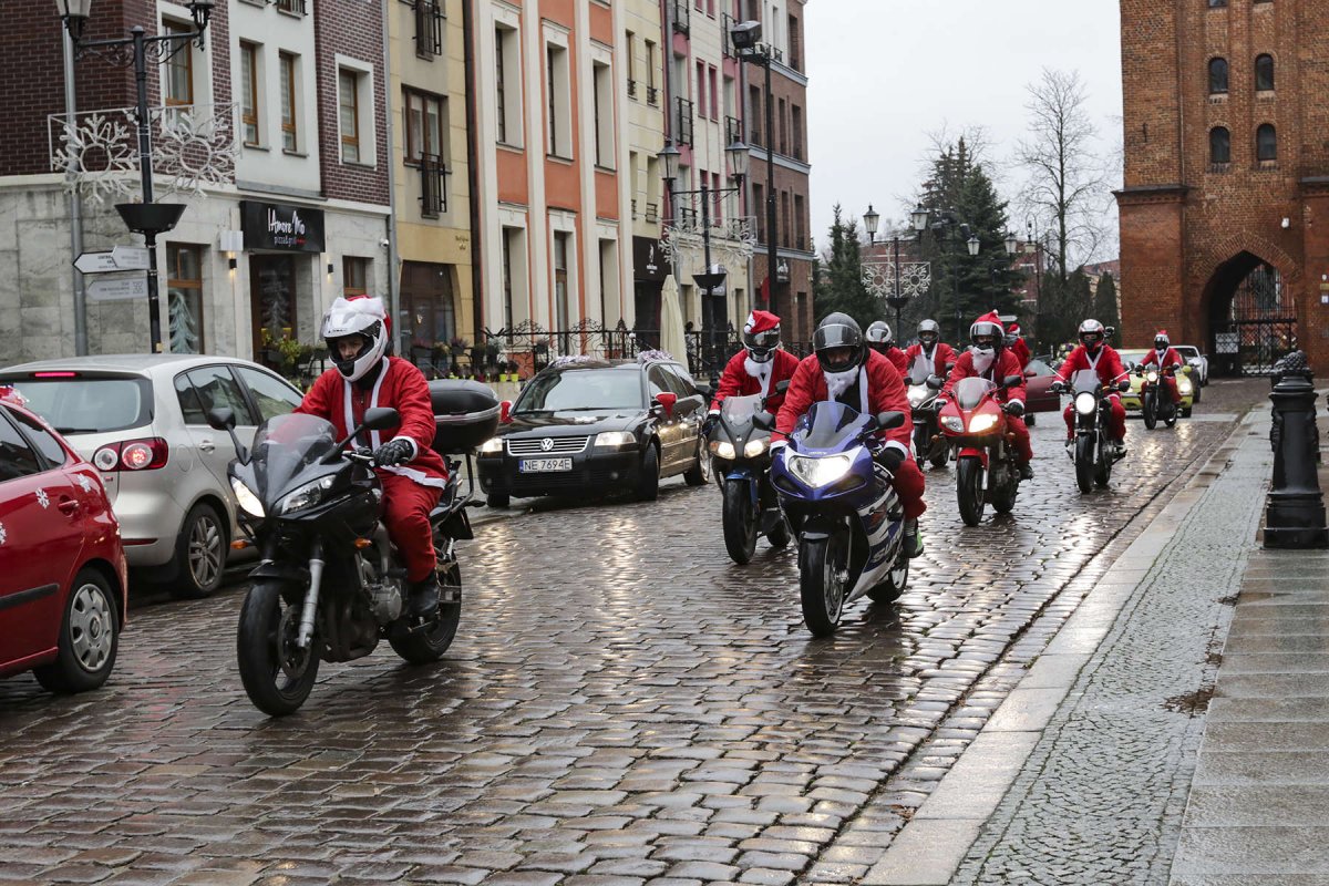 Elbląg: Motomikołaje odwiedzą potrzebujące dzieci. Szukają aniołów, które im w tym pomogą