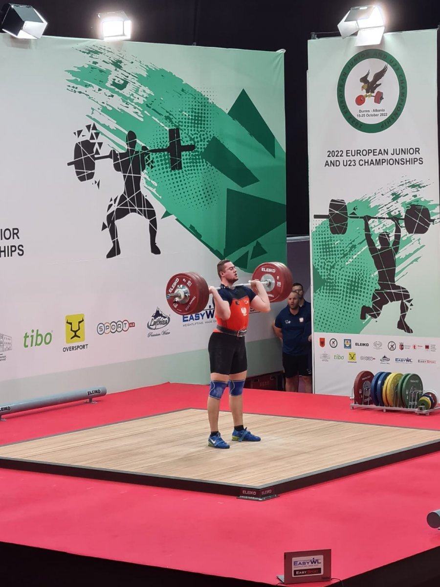 PODNOSZENIE CIĘŻARÓW. TALEWICZ CZWARTY NA MISTRZOSTWACH EUROPY