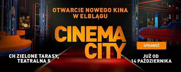 Cinema City wita mieszkańców Elbląga. Od 14 października otwiera swoje sale i zaprasza do świata filmów UNLIMITED