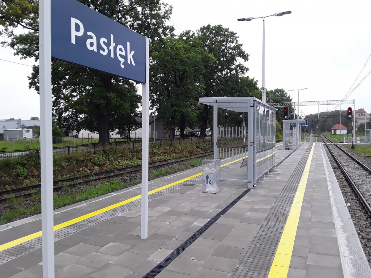 Stacja Pasłęk: Wygodniejszy dostęp do pociągów [ZDJĘCIA]