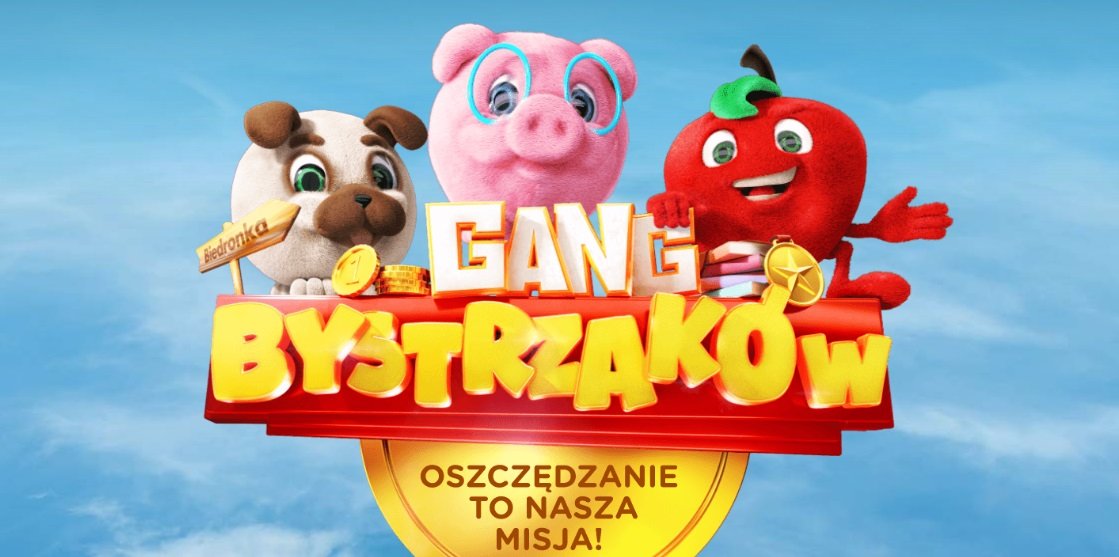 Nowy gang w Biedronce. Bystrzaki mają uczyć oszczędzania