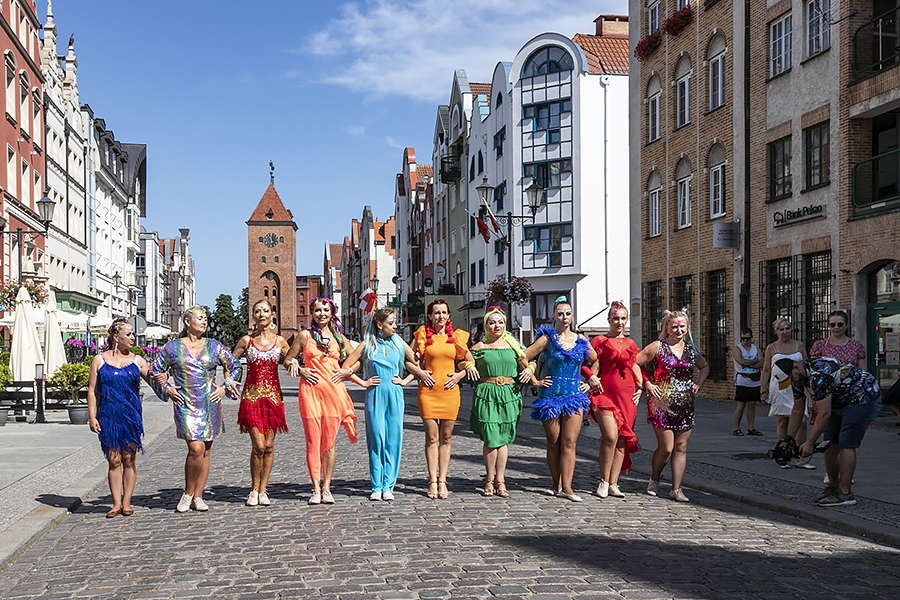 Stefano Terrazzino i spektakl taneczny nagrywany w Elblągu [ZDJĘCIA]