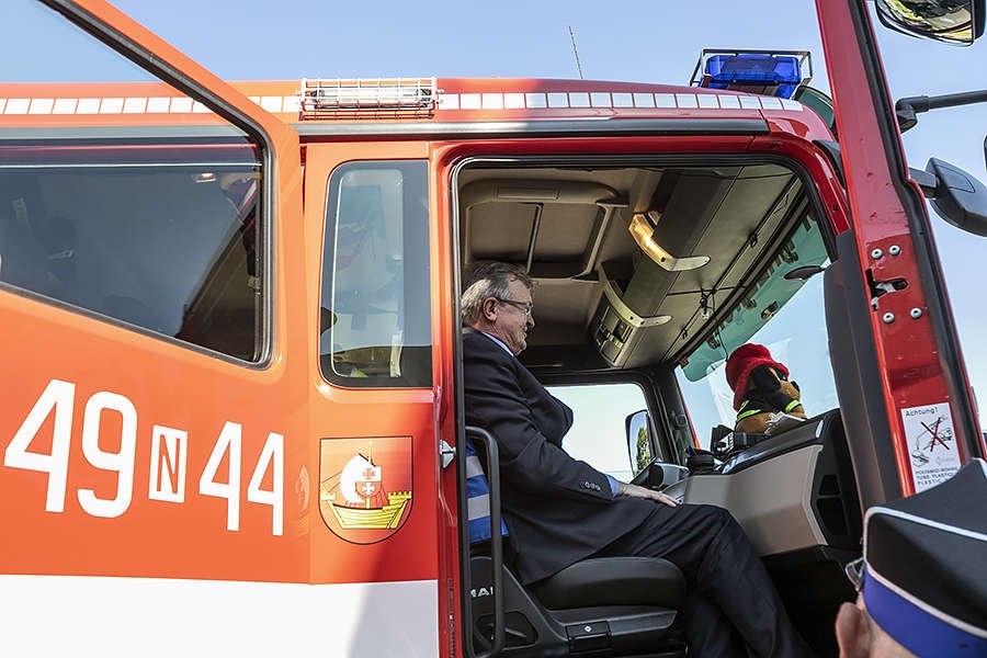Politycy Solidarnej Polski z wizytą w OSP Krzewsk [ZDJĘCIA]