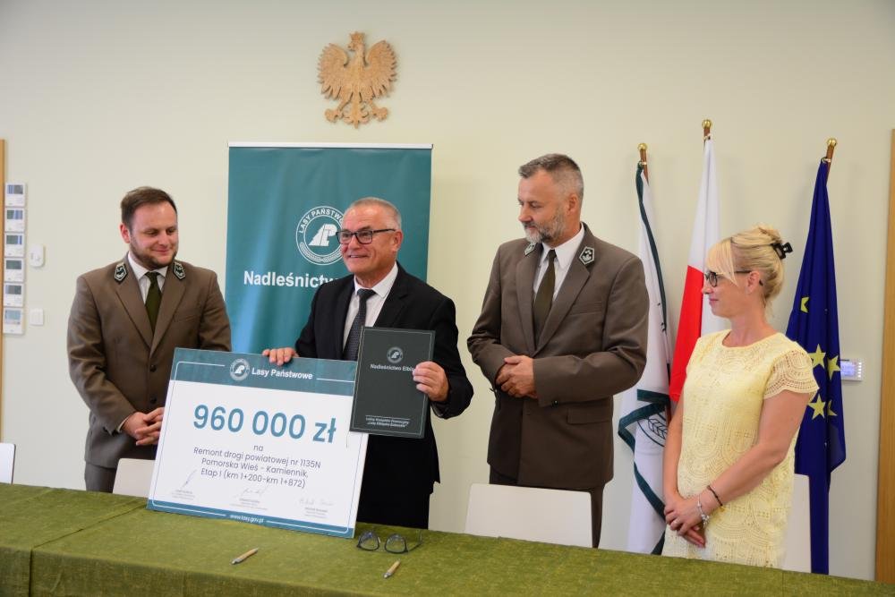 Wyremontują drogę powiatową dzięki wsparciu Lasów Państwowych
