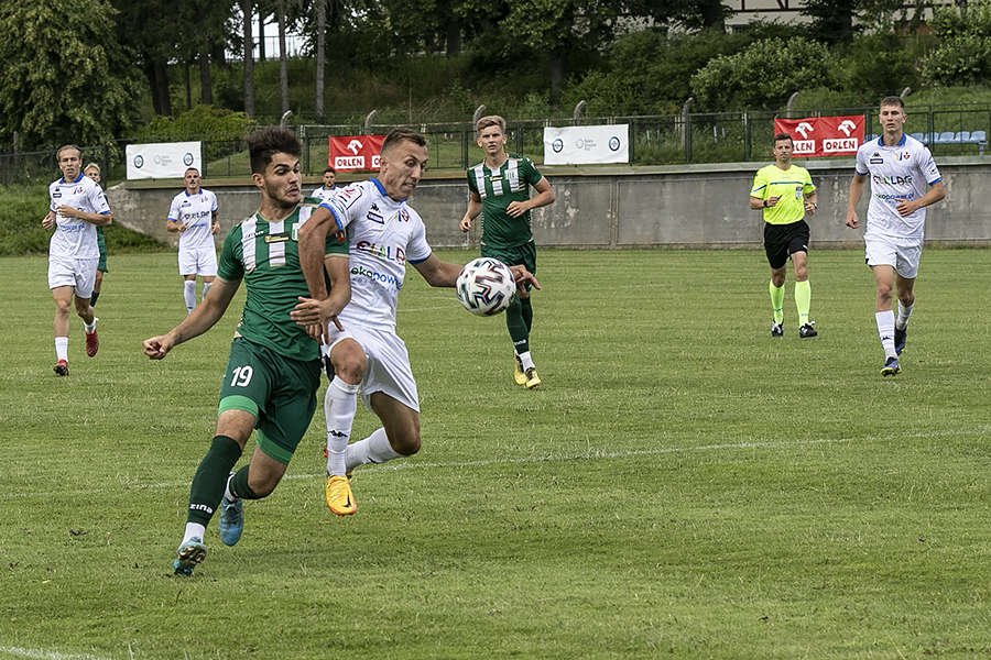 Wyszarpali zwycięstwo w meczu z Olimpią Grudziądz 