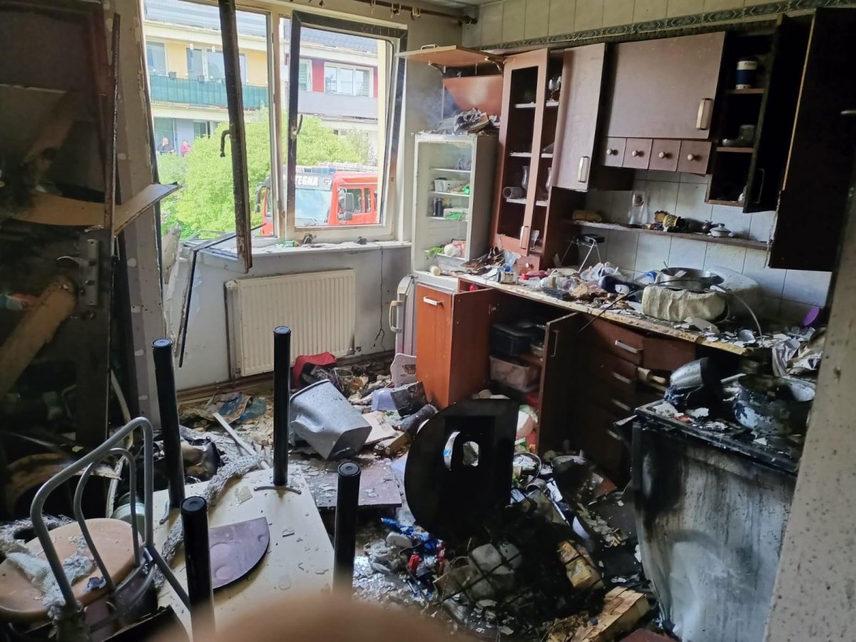 Sztutowo: Wybuch gazu w budynku mieszkalnym. Trzy osoby ranne