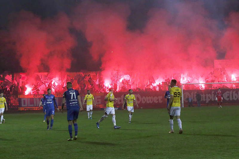  Olimpia po bardzo dobrym meczu zremisowała 0:0 z Ruchem  