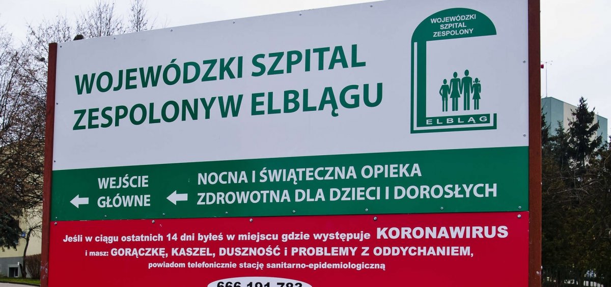 Nowe zasady odwiedzin w Wojewódzkim Szpitalu Zespolonym w Elblągu
