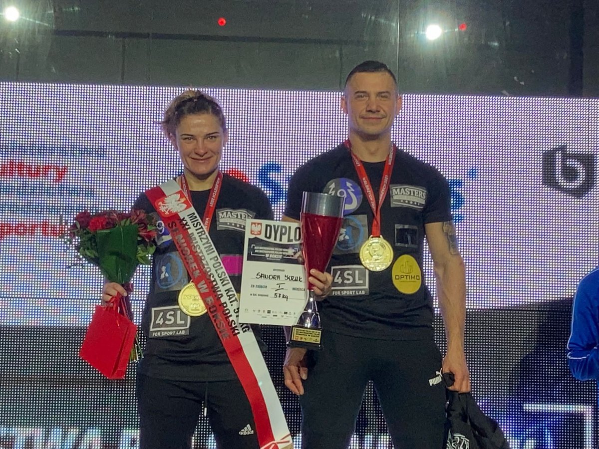 Sandra Kruk i Michał Łoniewski mistrzami Polski