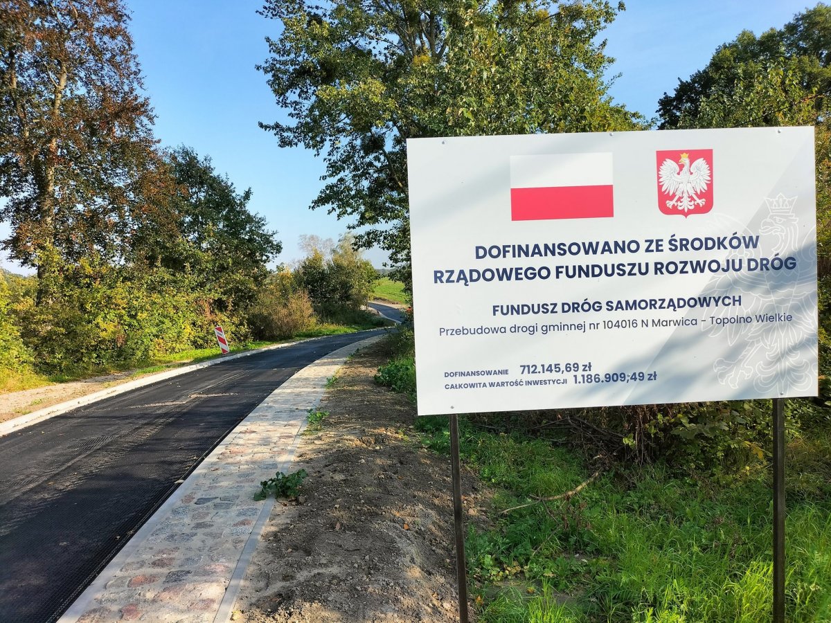 Gmina Rychliki: kolejna droga zmodernizowana!