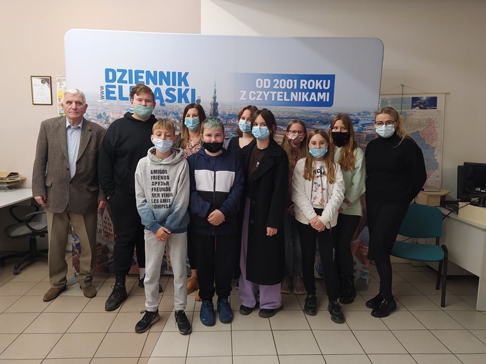 Uczniowie z Młynar odwiedzili redakcję Dziennika Elbląskiego