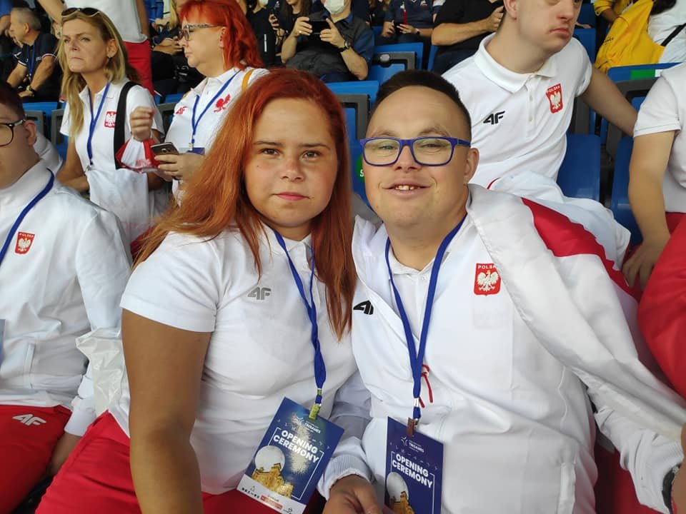 Reprezentant IKS Atak Elbląg Adam Wiśniewski na zawodach we Włoszech