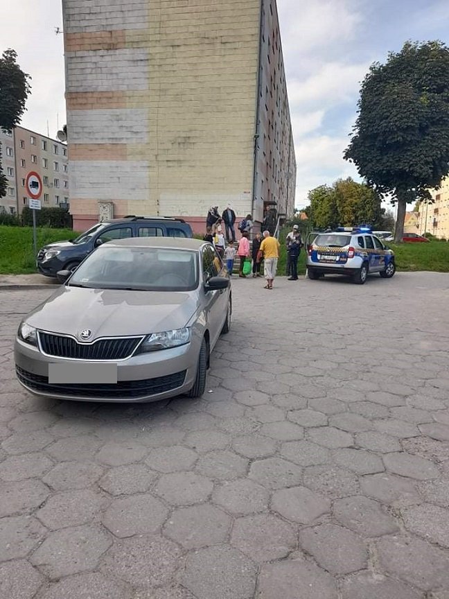 Potrącenie pieszego na ul. Nowowiejskiej