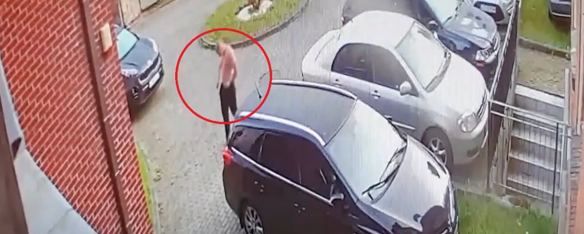 Elbląg: Uszkodzony samochód. Policja poszukuje sprawcy [VIDEO]