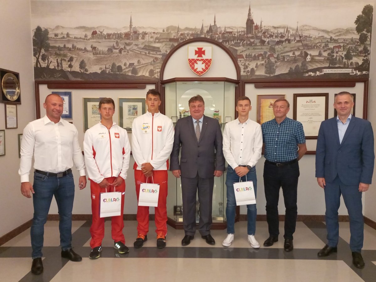 Uczestnicy Mistrzostw Europy u prezydenta