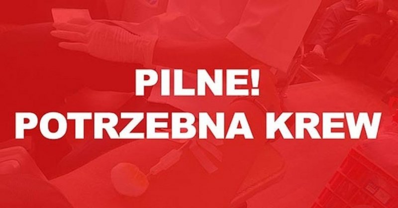 Brakuje krwi, elbląskie RCKiKOL apeluje do mieszkańców o pomoc
