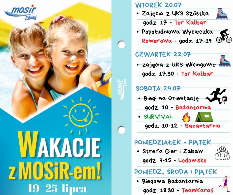 Survival, festyn, rowery, czyli Wakacje z MOSiR-em