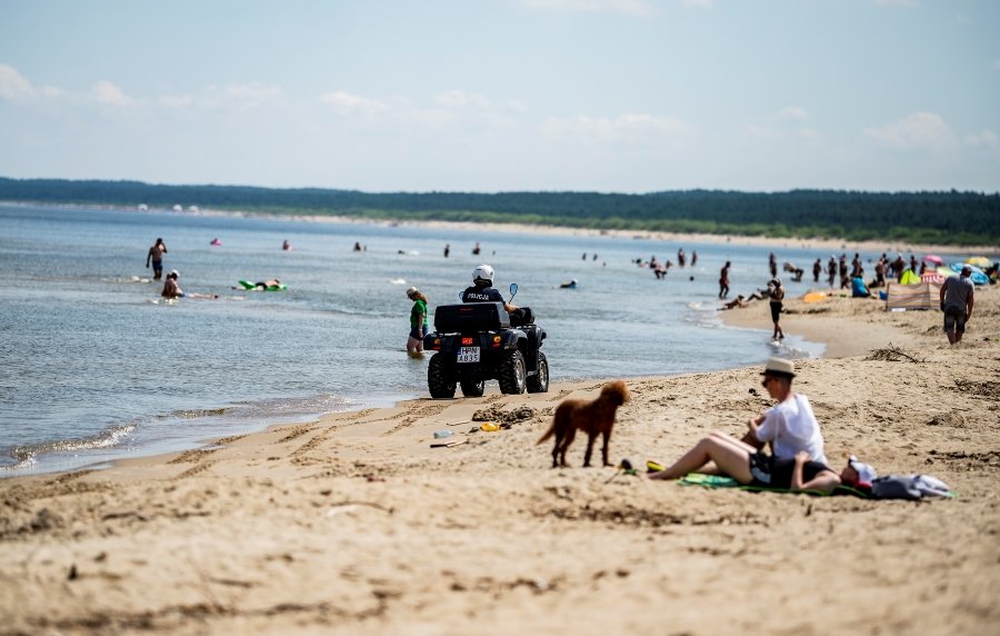 Na quadach patrolują nadmorskie tereny [ZDJĘCIA]