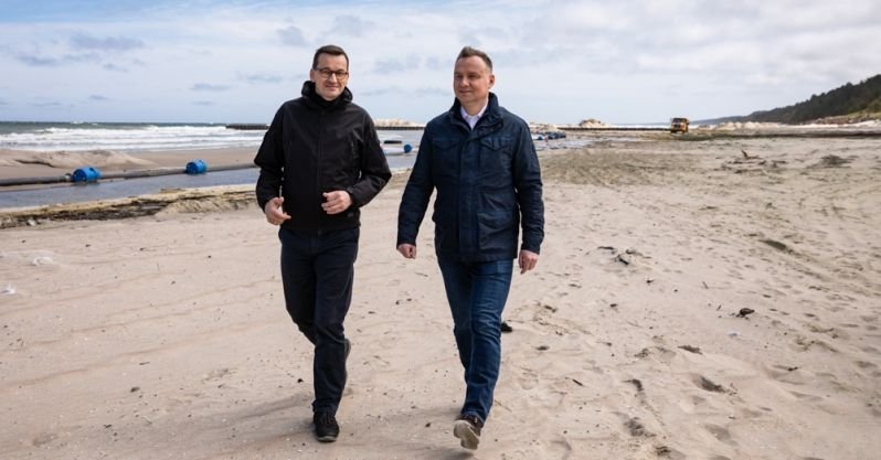 Andrzej Duda odwiedzi dziś teren przekopu Mierzei Wiślanej