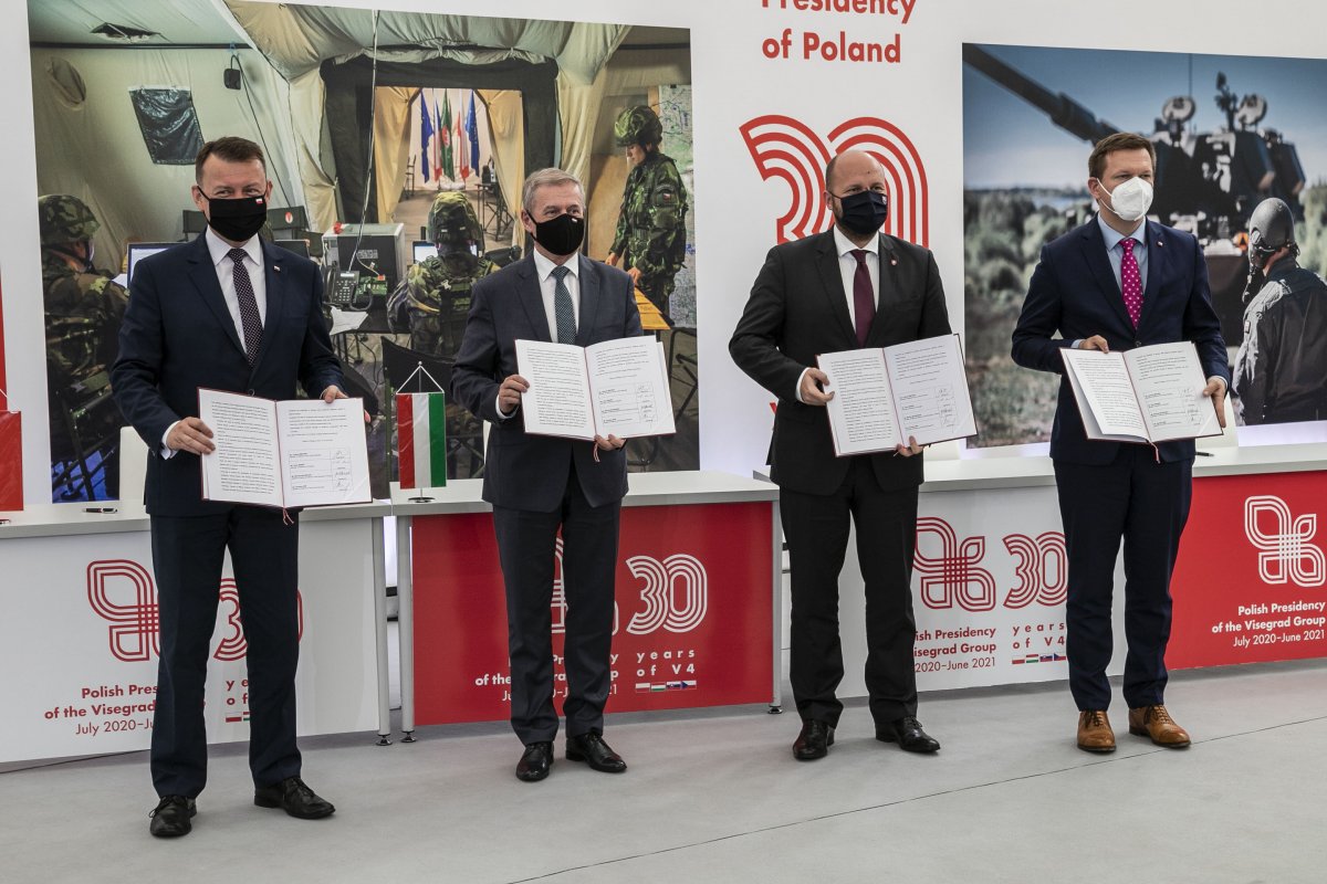 Spotkanie ministrów obrony państw Grupy Wyszehradzkiej [ZDJĘCIA]