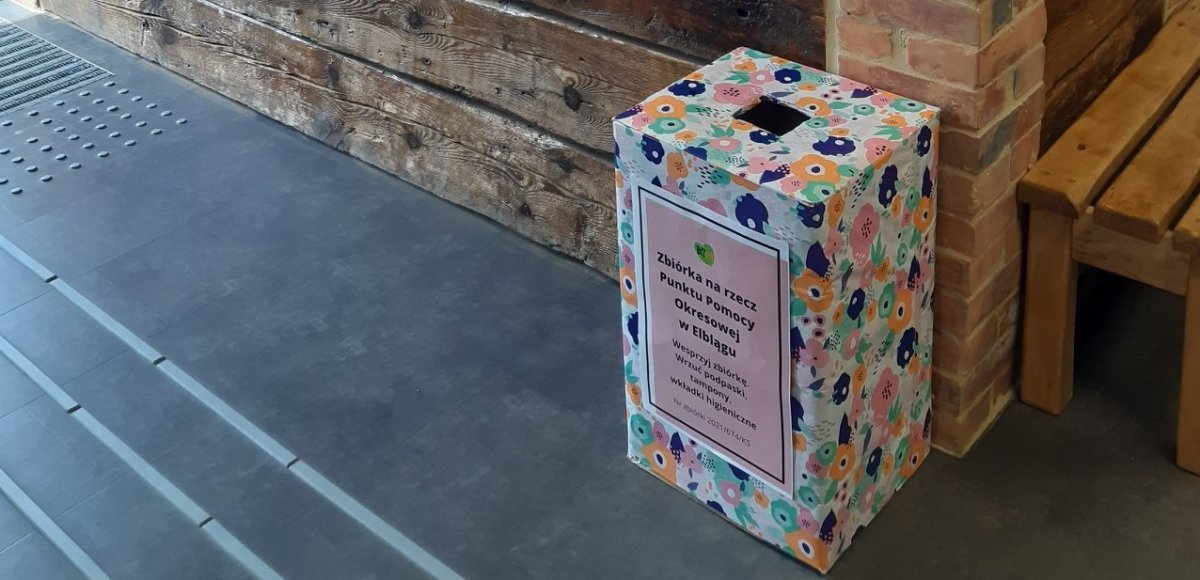 Trwa zbiórka środków menstruacyjnych dla Punktu Pomocy Okresowej
