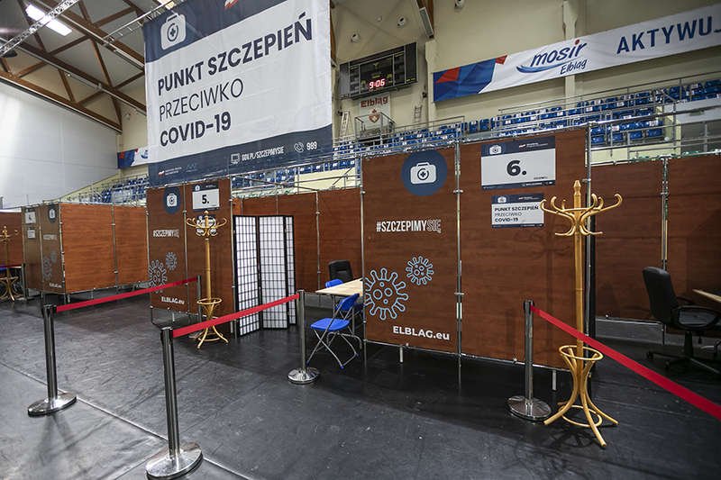 Tak wygląda elbląski punkt szczepień masowych [ZDJĘCIA]