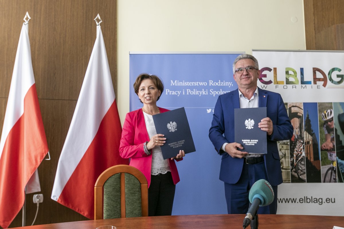 Elbląskie Centrum Usług Społecznych coraz bliżej [ZDJĘCIA]