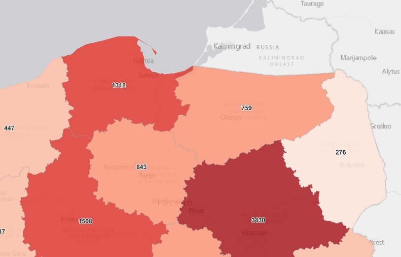 Koronawirus: Ponad 750 nowych przypadków i 2 zgony w województwie