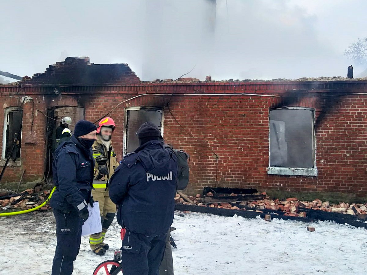 86-latek zginął w pożarze. Okoliczności tragedii wyjaśnia policja